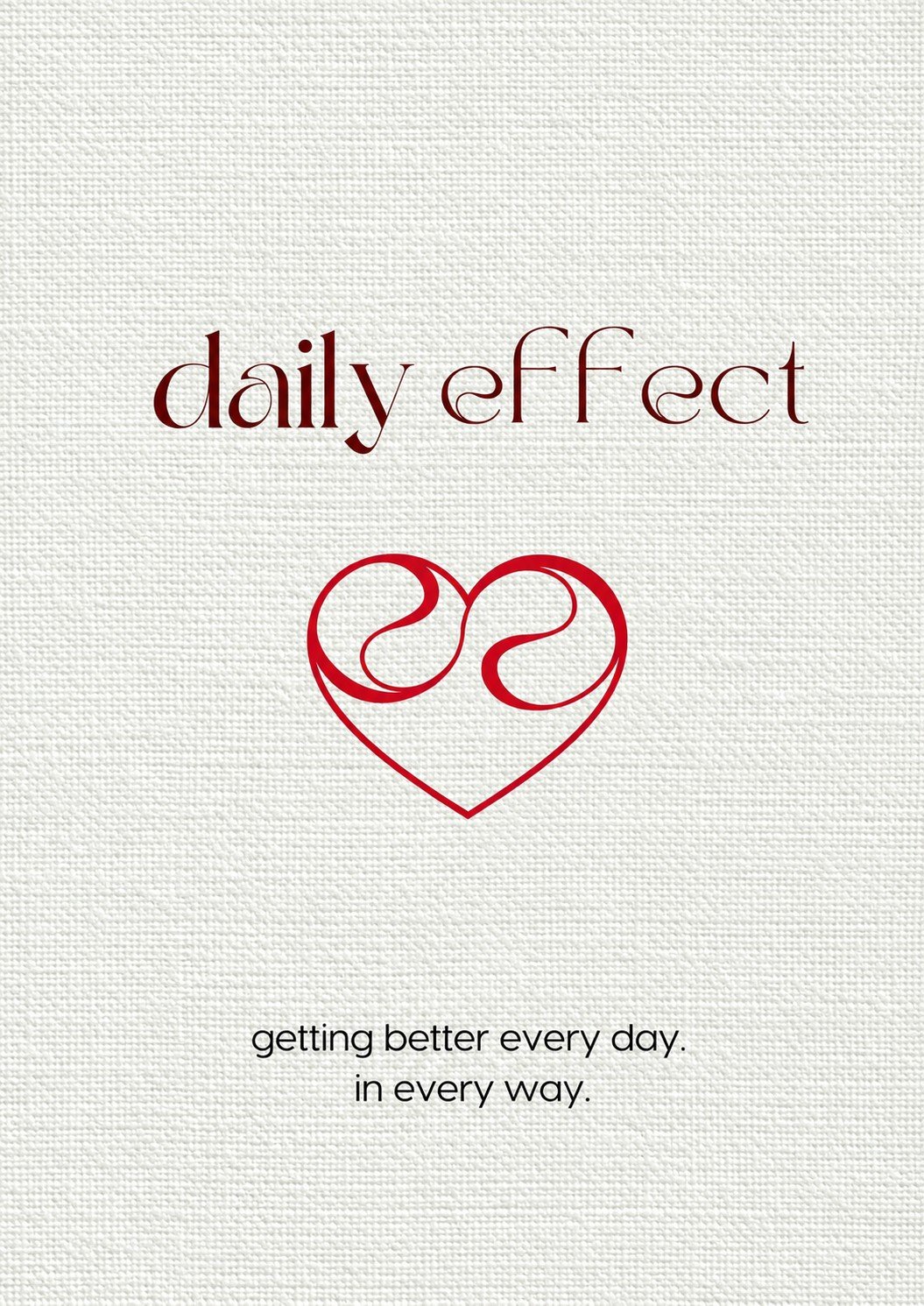 Daily Effect by M – book cover